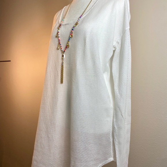 Michael Stars Linen & Mesh Tunic - Picture 6 of 14